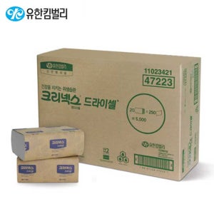 핸드타올 드라이셀 스탠다드 250매*20밴드(47223)