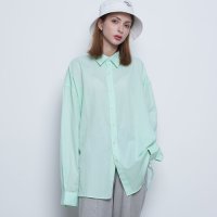 에이본 W97 yoo linen over shirts mint