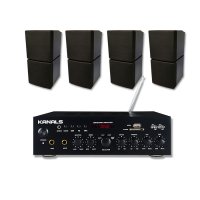 BKM50-100 4스피커 매장음향 세트 앰프 스피커 케이블