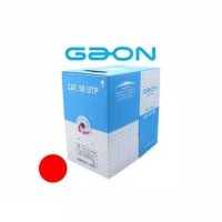 랜케이블 랜선 랜선케이블 GAON UTP Cat.5e 300M 레드