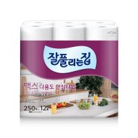 미래생활 잘풀리는집 맥스 다용도 안심타월 250매 12롤