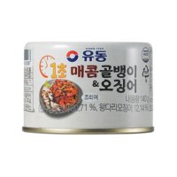 유성물산 유동 1초 매콤 골뱅이 오징어 140g