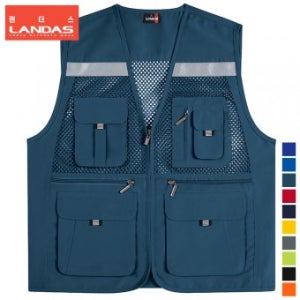 LD453 랜더스 왕망사조끼(10색-통기성)