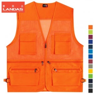 LD410 랜더스 타스란 망사조끼(14색-수납용이)
