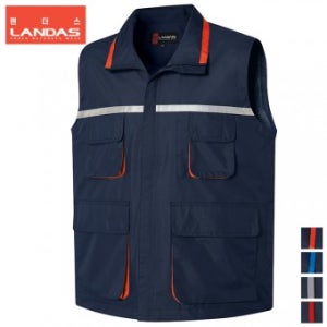 LD370 랜더스 카라 망사조끼(7색-통기성)