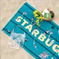 STARBUCKS 스타벅스 서머 스테이킷 비치 타월 비치