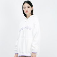 ARCH LOGO OVERFIT HOODIE AHD183002-WT