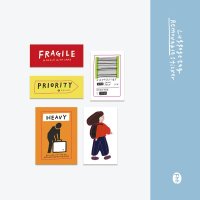 프롬하오팅 러기지 태그 LUGGAGE TAG 리무버블 스티커