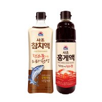 사조해표 참치액 900ml+홍게액 900ml 기획  1세트