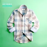 HEYBRO 헤이브로 체크셔츠 스프링베이지 커플셔츠