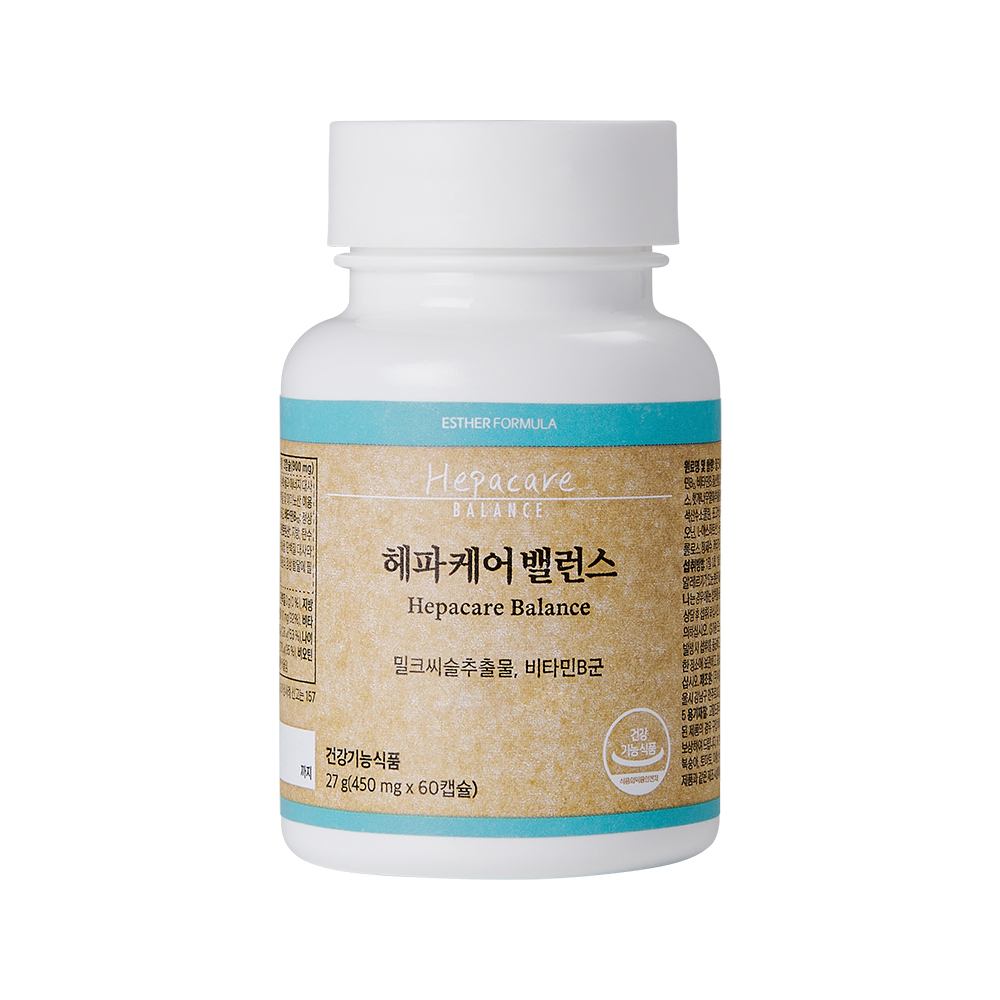 에스더포뮬러 <b>헤파케어 밸런스</b> 450mg x 60캡슐