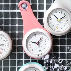 [꾸미까] 물방울 욕실시계(4color)