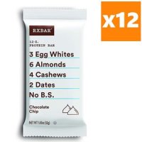 RXBAR Protein Bar 알엑스 12g 고단백 프로틴 바 초콜릿 칩 52g x12개입