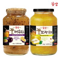 꽃샘 꽃샘 꿀패션후르츠차 1KG 꿀모과차 1KG 과일에이드