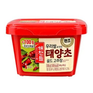 우리쌀태양초골드고추장 400+100G/해찬들