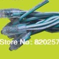 무료 배송 100 개 로트 12mm 녹색 led 픽셀 모듈 IP66 DC5V 입력 0.1W  녹색