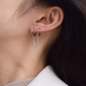 [무배][써지컬스틸] 체인 연결 링피어싱, 만원샵