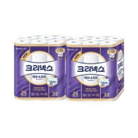 크리넥스 데코앤소프트 천연펄프 화장지 3겹 33m 24롤