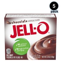 JELL-O 젤오 초콜릿 젤라틴 푸딩 파이 필링 110g 5팩