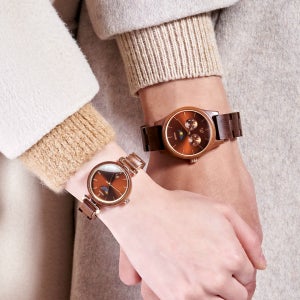 [크리스마스 특가 50%]나무시계 C-GT(커플), 보우드(VOWOOD)