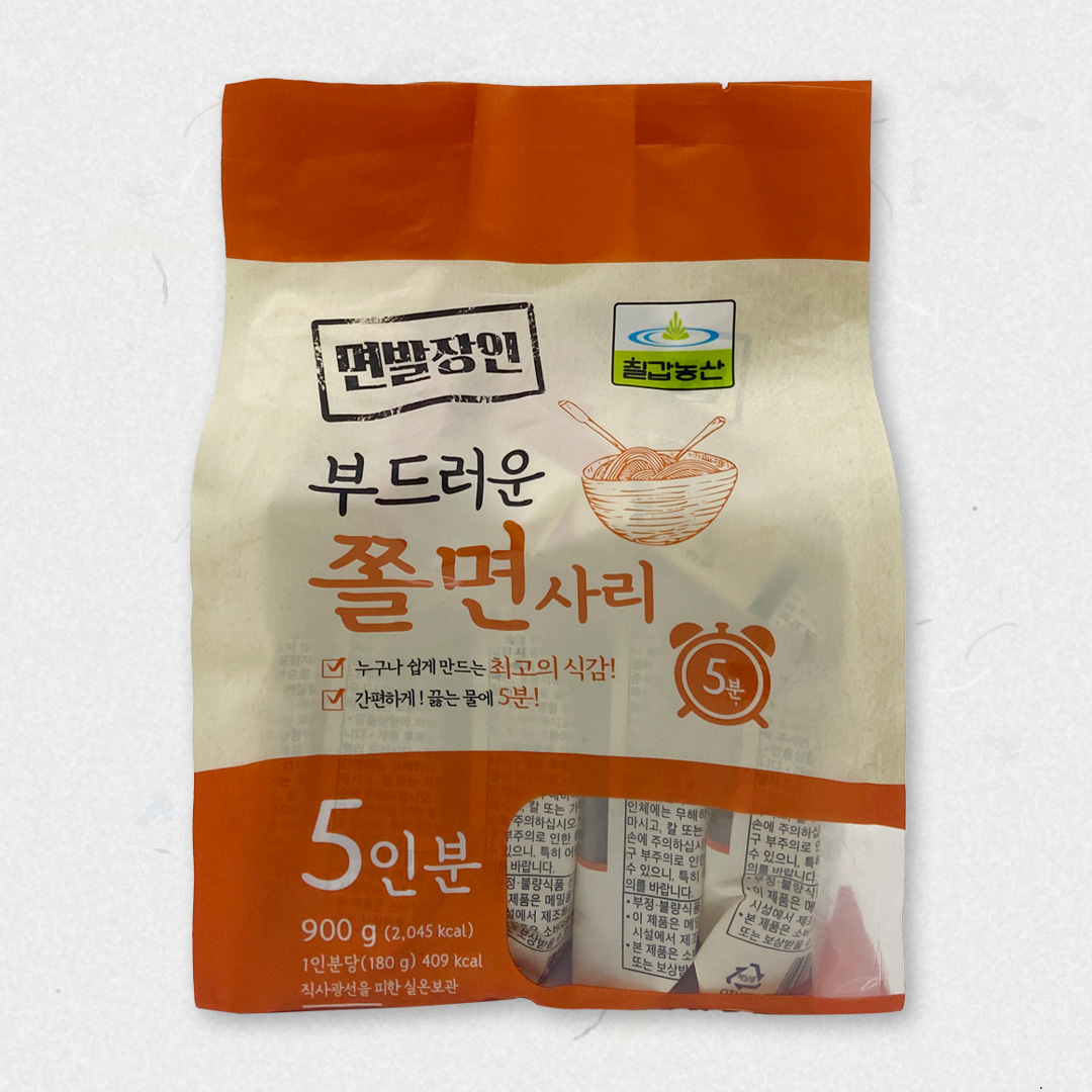 부드러운 쫄면사리 제품 이미지