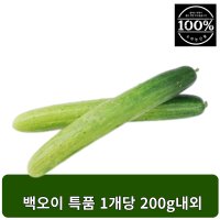 백오이 백다다기 오이지오이 특품 개당 200g 내외  1개