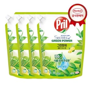 [헨켈][헨켈] 프릴 그린파워 1Lx4 레몬그라스_prilgreenpower [갤러리아]