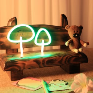 미니벤치 네온무드등, 루미