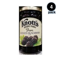 Knotts Berry Farm Pure 씨없는보이젠베리 잼454g 4팩