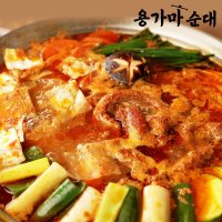 [용가마순대] 얼큰 순대곱창전골(860g)2~3인분