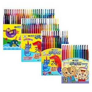 지구 투명이 색연필 12색, 24색, 36색, 50색 [옵션선택]