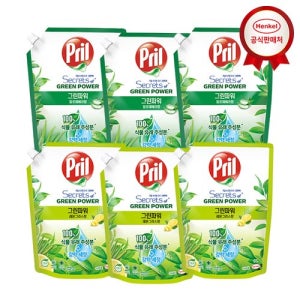 [헨켈]프릴 그린파워 1000mlx6개 주방세제