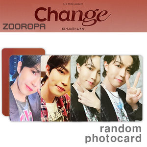 A 포토카드 랜덤 김재환 미니앨범 3집 Change