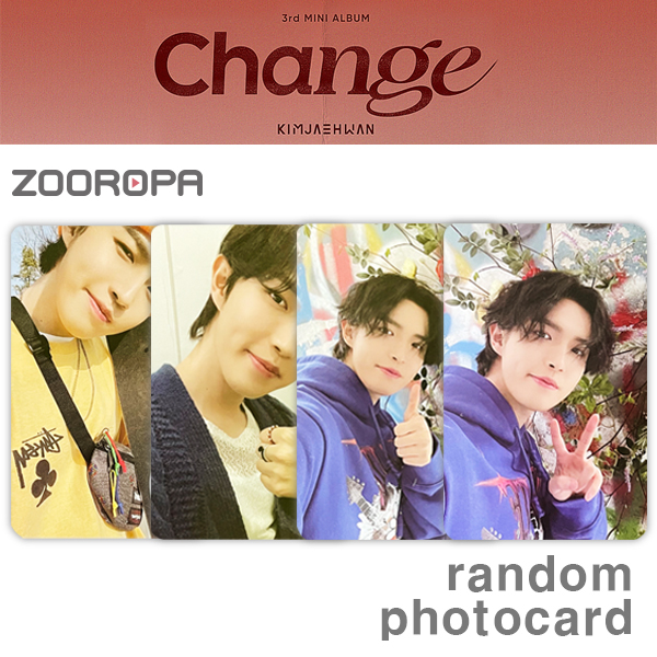 B 포토카드 랜덤 김재환 미니앨범 3집 Change