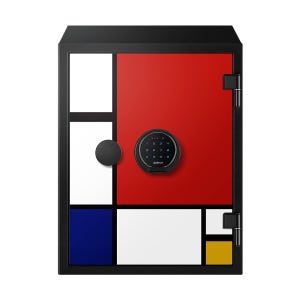 디프로매트 580AT 몬드리안구성 터치스크린 디지털 가정용 내화금고 설치배송