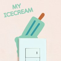 코이핀즈 My icecream 스위치스티커