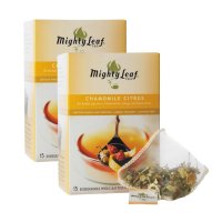 마이티리프 Mighty Leaf 마이티 리프 카모마일 시트러스 티 15개입 2팩 Chamomile Citrus Tea Stitched Tea Bags