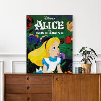아이러브페인팅 DIY캔버스형 디즈니 보석십자수 숲속 앨리스 40x50
