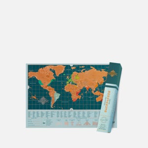 럭키스 [럭키스] 영국 정품 스크래치 맵 세계지도 백팩커