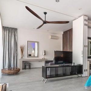 스톰 223cm DC 우드 실링팬 SCF-FS52930W-88