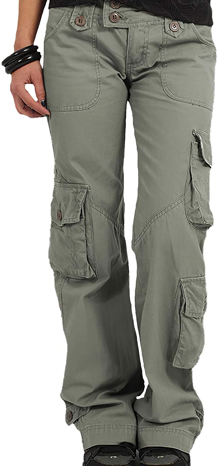 aihihe Cargo Pants for Men Relaxed Fit with Pockets Straight Leg Cargo Pant Mens Casual Pants 