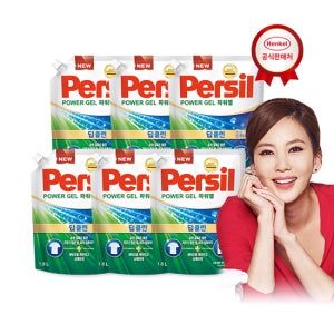 헨켈 퍼실 딥클린 파워젤 1.8L×6개 세탁세제 겸용