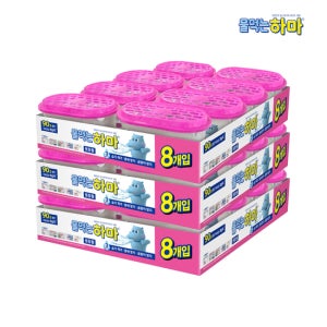 물먹는 하마 옷장용 제습제 8입 x3개 제습제 습기제거제 옷장제습제 제습