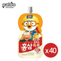 뽀로로 홍삼쏙쏙 오렌지100mlX40개