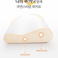 이시영베개 일자목베개 거북목 교정 이케아 낮은 경추 다이소 고밀도메모리폼베개