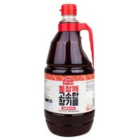 [경상북도] 우영식품 통참깨 고소한 참기름 1.8L (통참깨 100%) 업소용 대용량