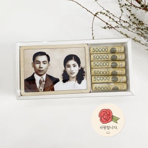 [설날선물] 포토액자 용돈박스 부모님 선물, 마이로먼트