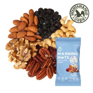 산과들에 [산과들에] 모닝너츠라이트100낱봉 /하루 한줌 견과류