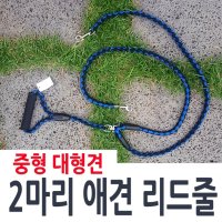 애견 트윈리드줄 두마리애견줄 커플애견줄