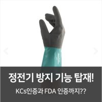 Ansell 내화학 장갑 Chemical Resistant Gloves 정전기방지